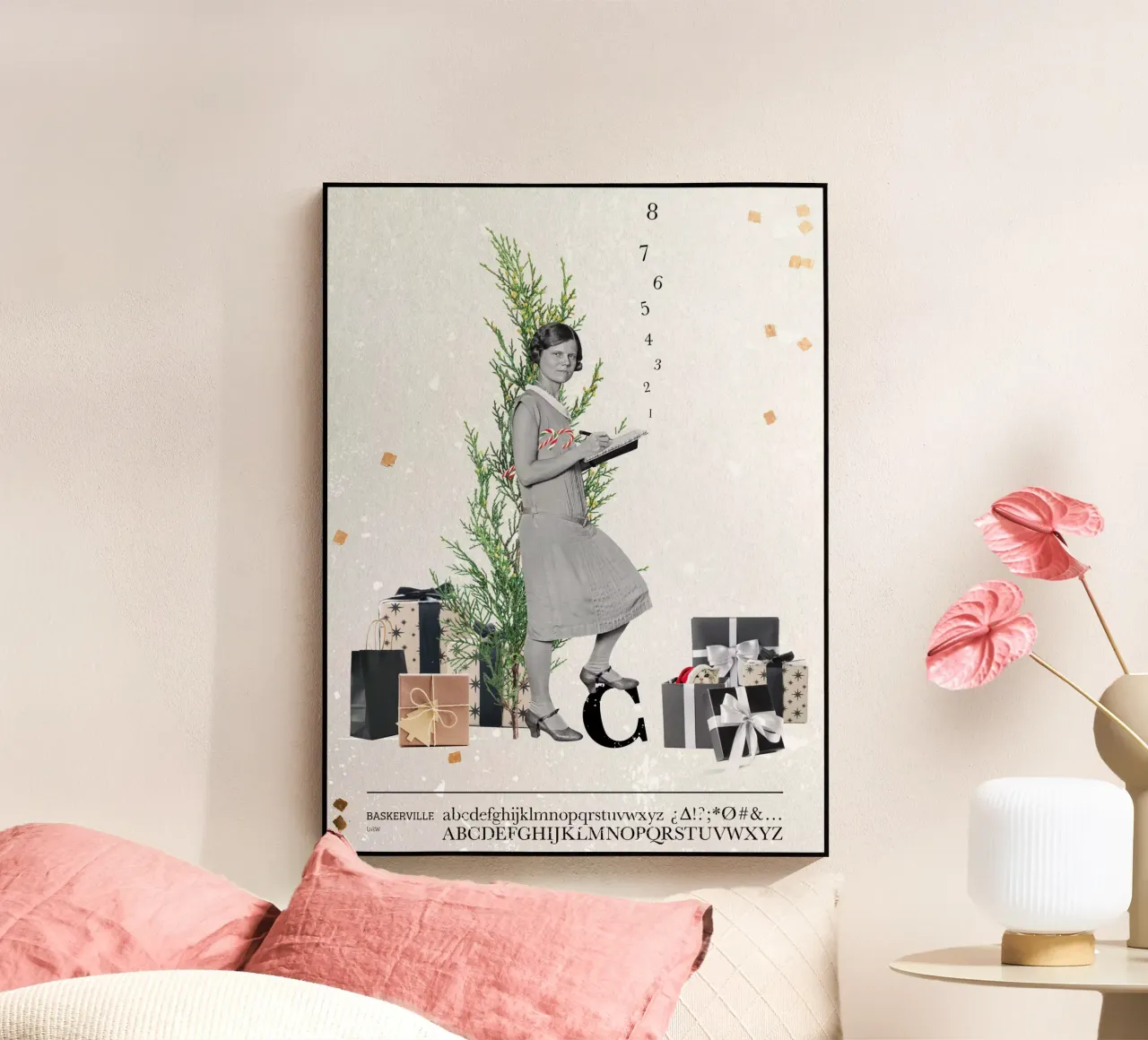 Collageri - Recuento de Navidad metacrilato de The Artcircle