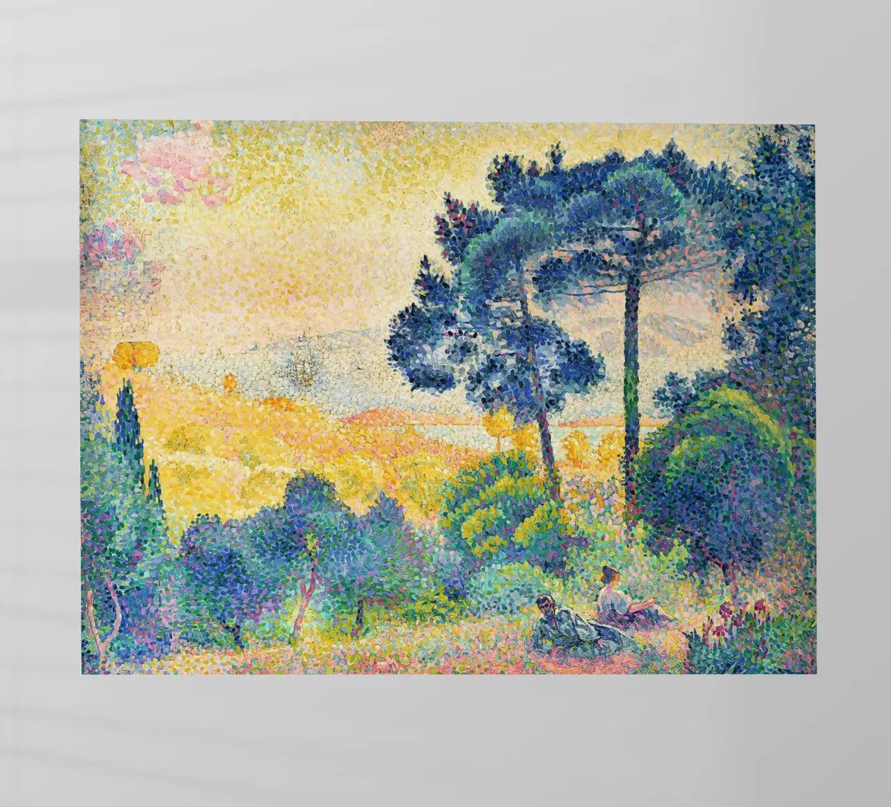 Paesaggio provenzale pellicola backlit da Roy Terrell
