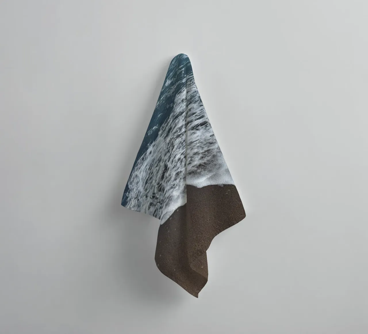 Crashing Waves at the Balinese Beach towel by byrieneke