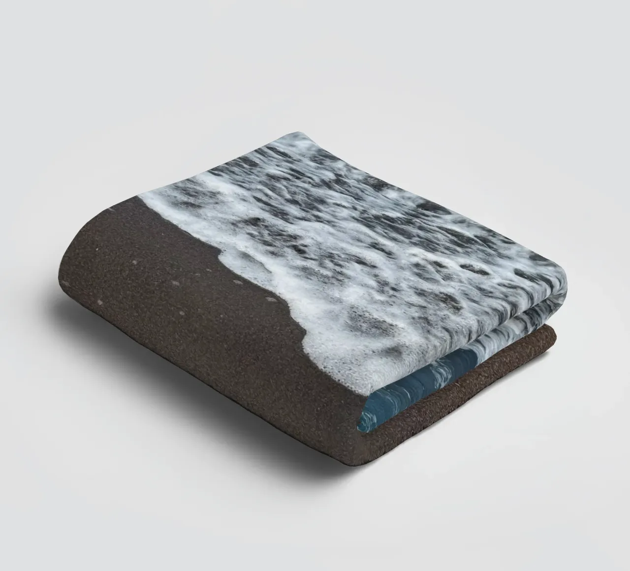 Crashing Waves at the Balinese Beach towel by byrieneke