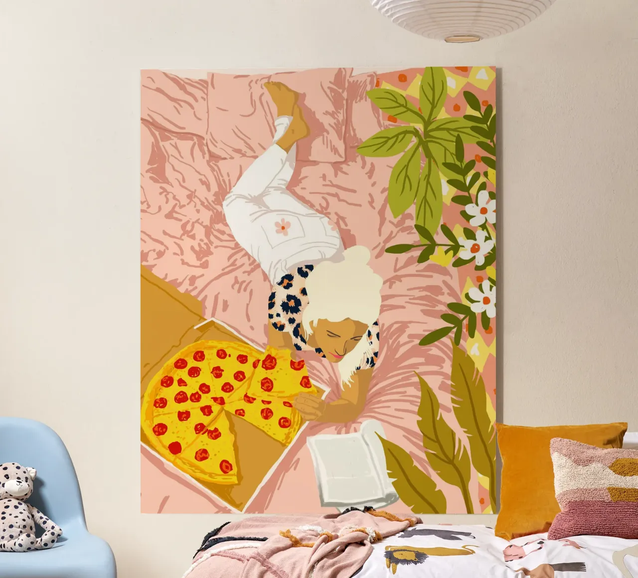 Pepperoni Pizza plexiglass da 83oranges.com