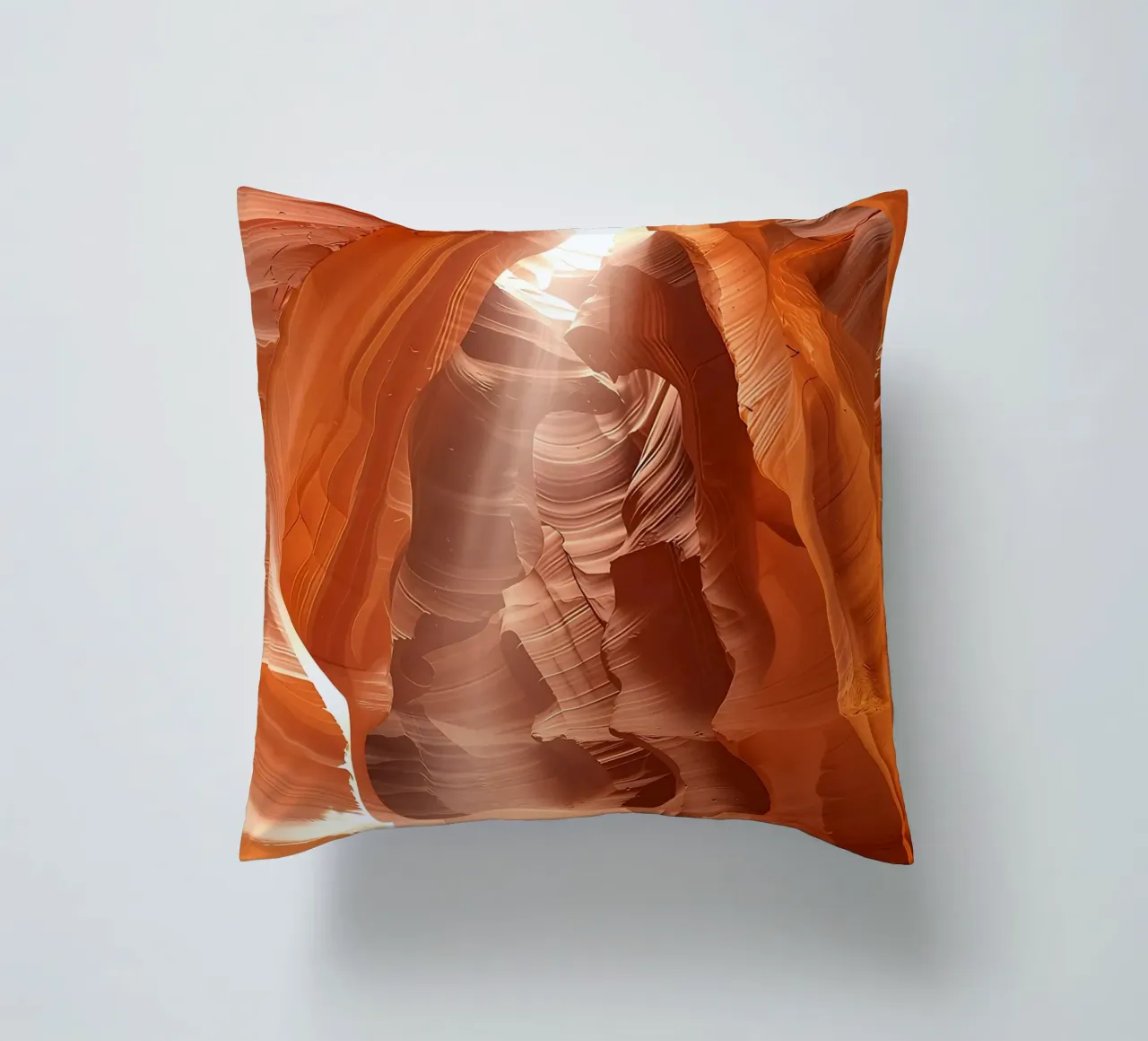 Strutture geometriche nell'Antelope Canyon in Arizona cuscino da DiveDuke