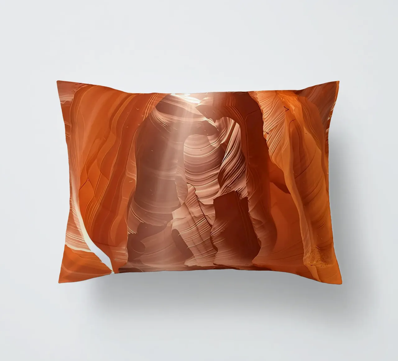 Strutture geometriche nell'Antelope Canyon in Arizona cuscino da DiveDuke