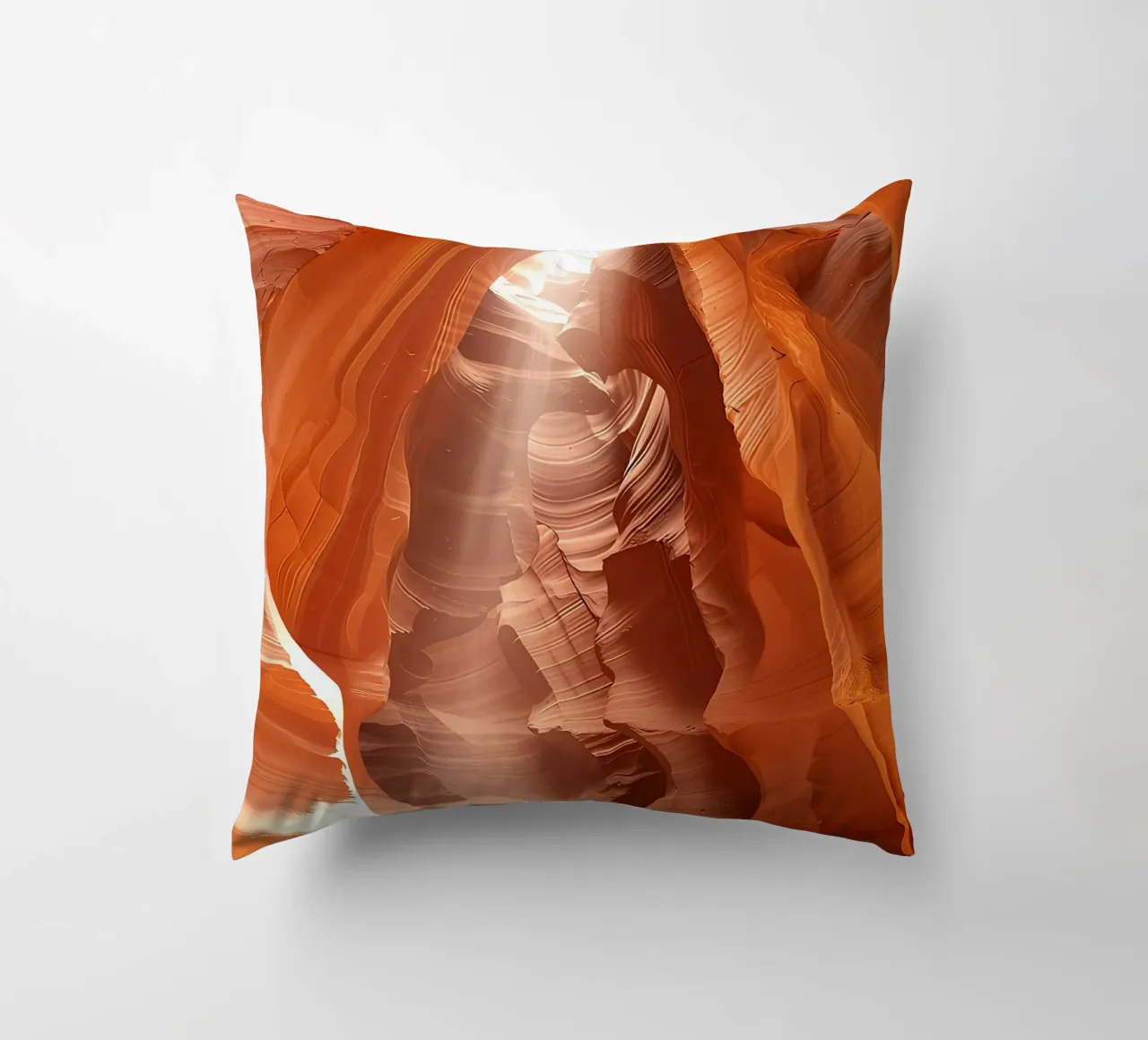 Strutture geometriche nell'Antelope Canyon in Arizona cuscino da DiveDuke