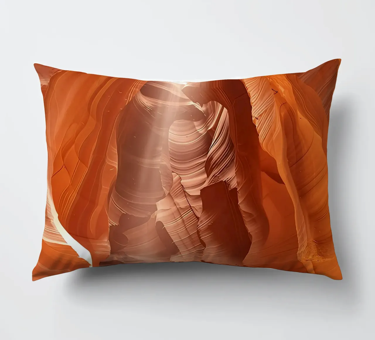 Strutture geometriche nell'Antelope Canyon in Arizona cuscino da DiveDuke