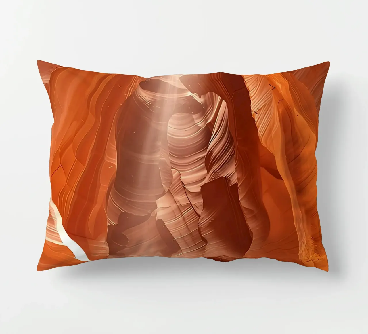 Strutture geometriche nell'Antelope Canyon in Arizona cuscino da DiveDuke