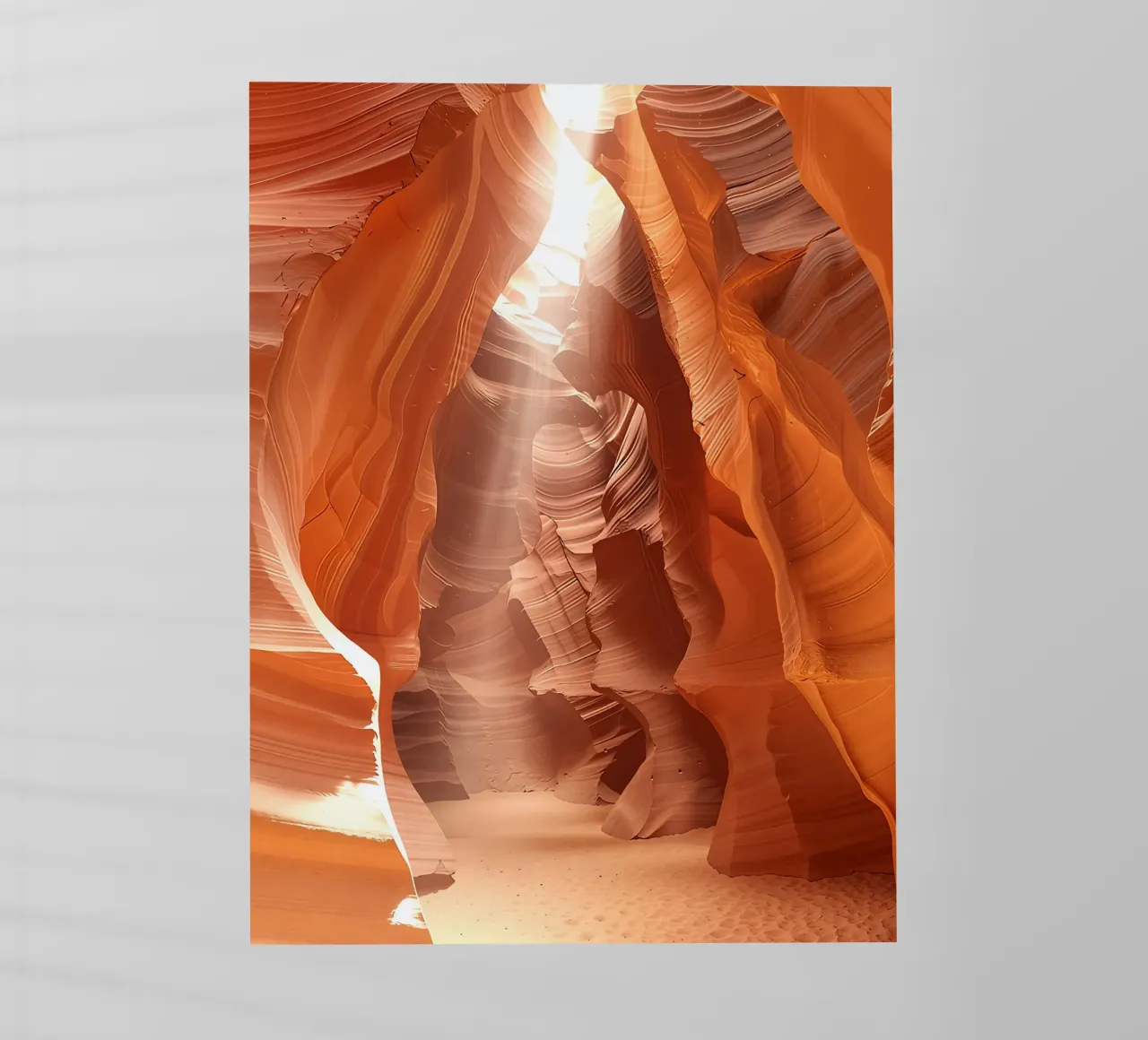 Strutture geometriche nell'Antelope Canyon in Arizona pellicola backlit da DiveDuke