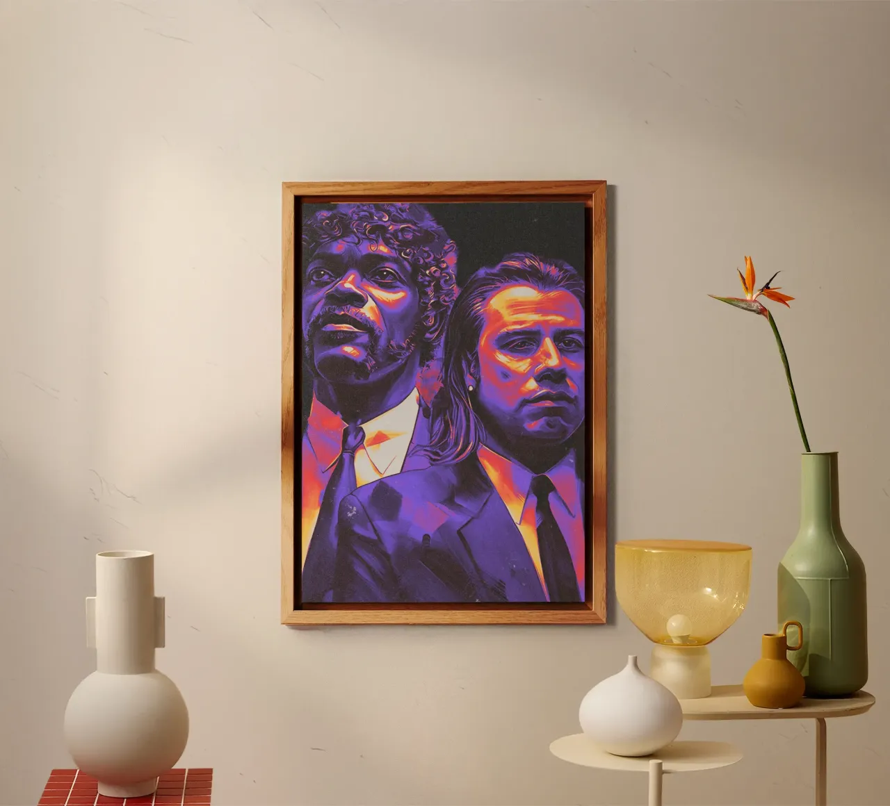 Vincent and Jules from Pulp Fiction alluminio dibond da Limitless Prints