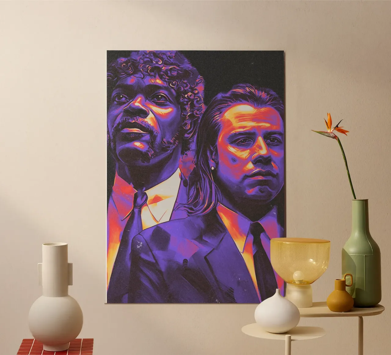Vincent and Jules from Pulp Fiction alluminio dibond da Limitless Prints