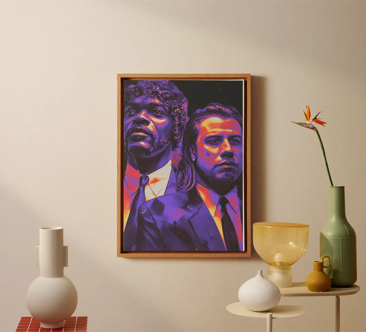 Vincent and Jules from Pulp Fiction tela da Limitless Prints