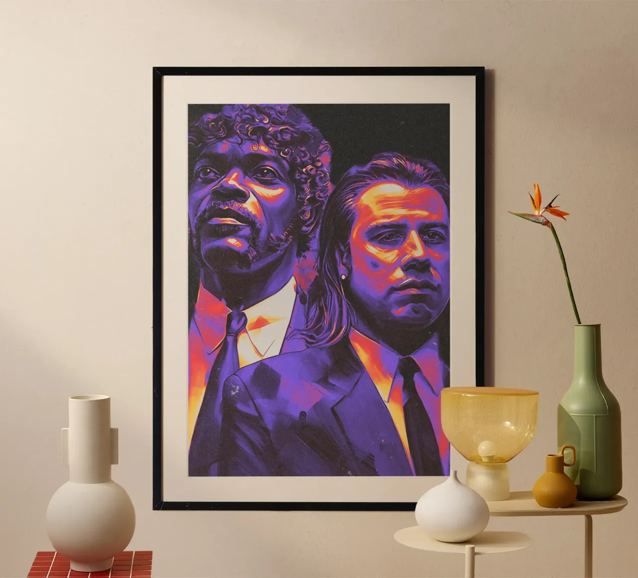 Vincent and Jules from Pulp Fiction carta hahnemühle da Limitless Prints