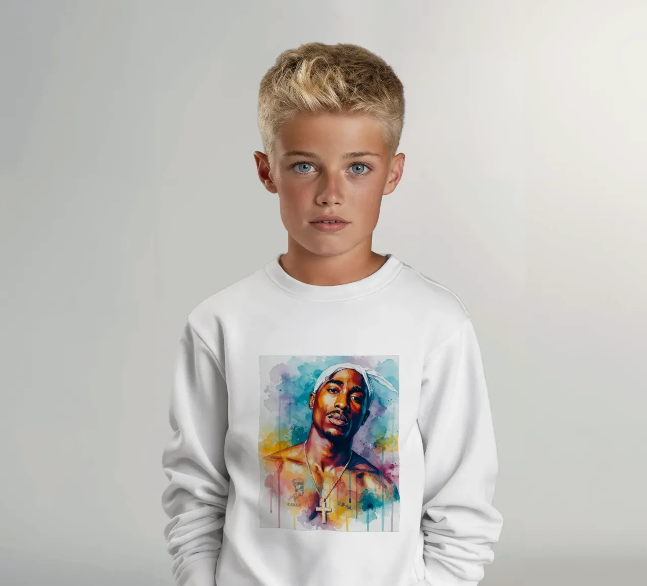 Tupac per sempre felpa bambino da Kalis