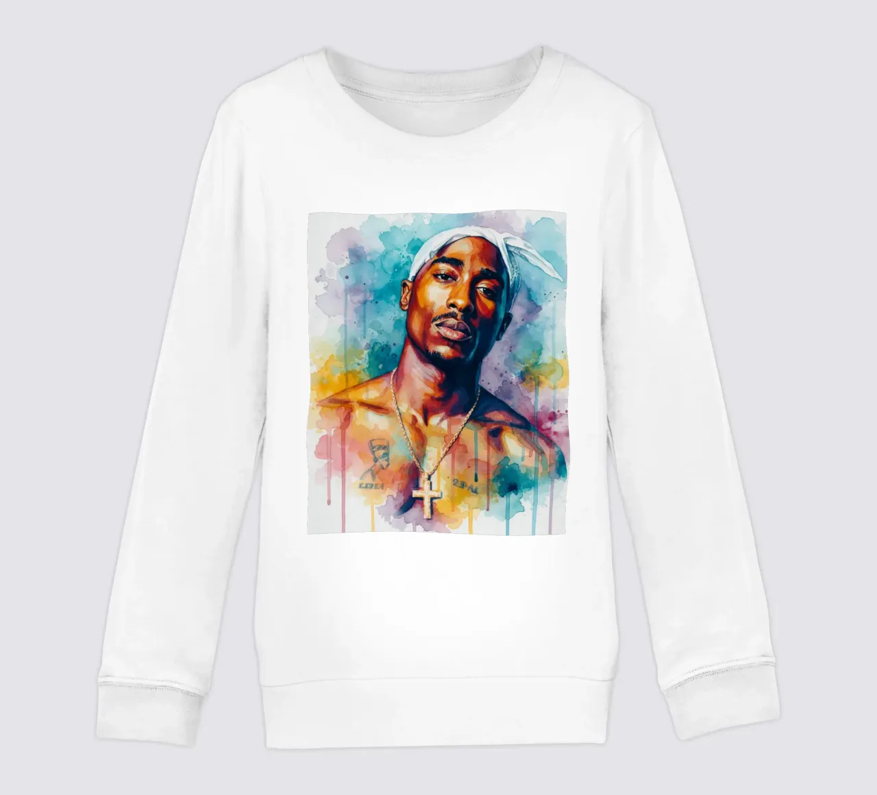 Tupac per sempre felpa bambino da Kalis