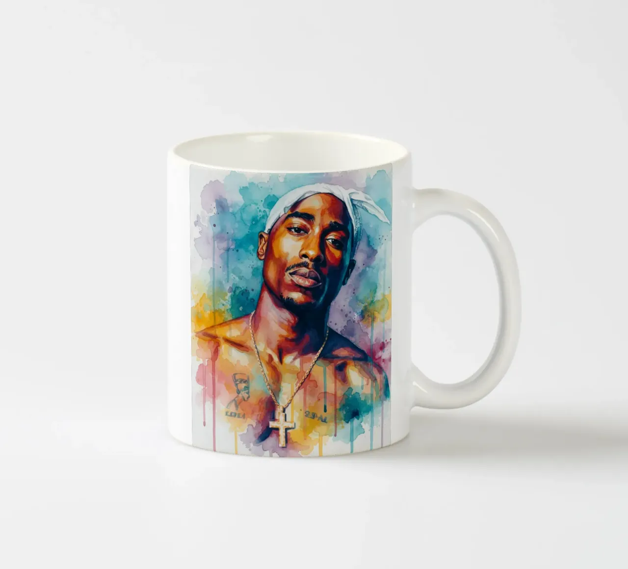 Tupac per sempre tazza in ceramica da Kalis