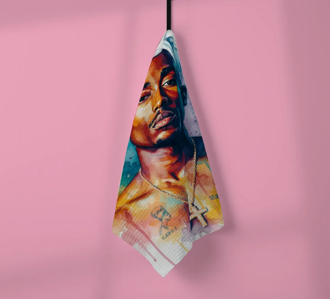 Tupac per sempre canovaccio da cucina da Kalis