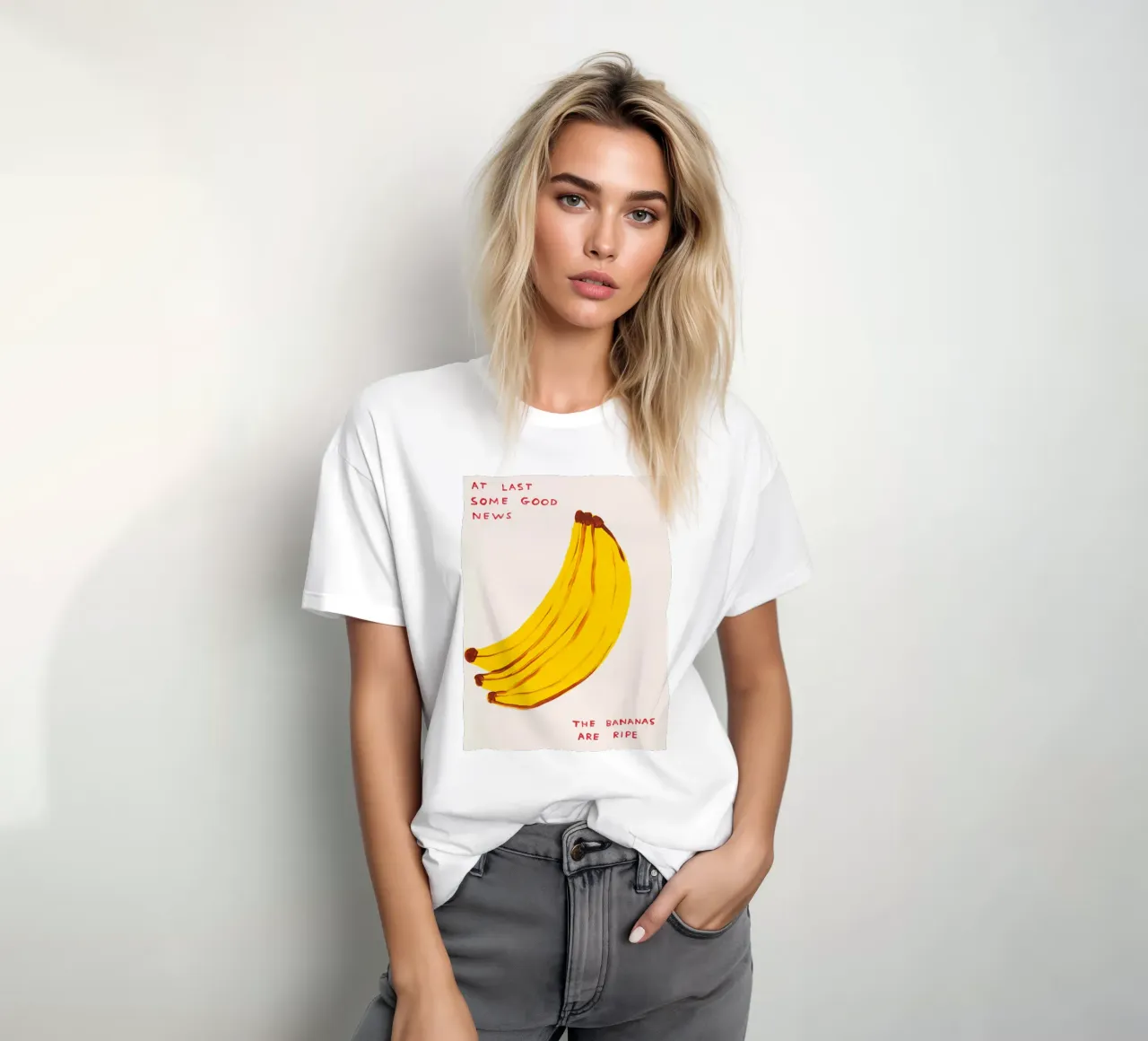 At Last Some Good News David Shrigley The Bananas Are Ripe t-shirt da RANDER J