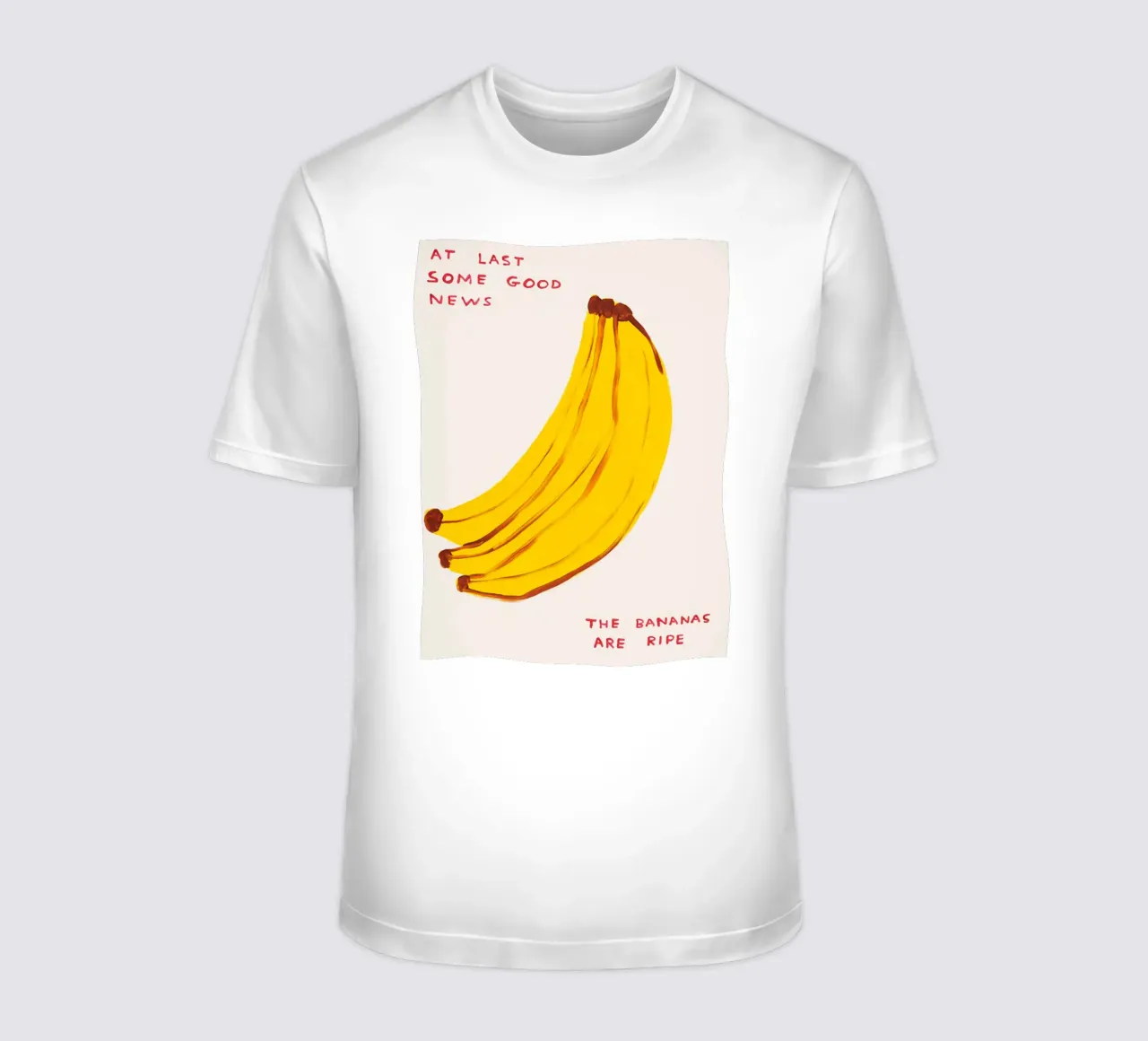 At Last Some Good News David Shrigley The Bananas Are Ripe t-shirt da RANDER J