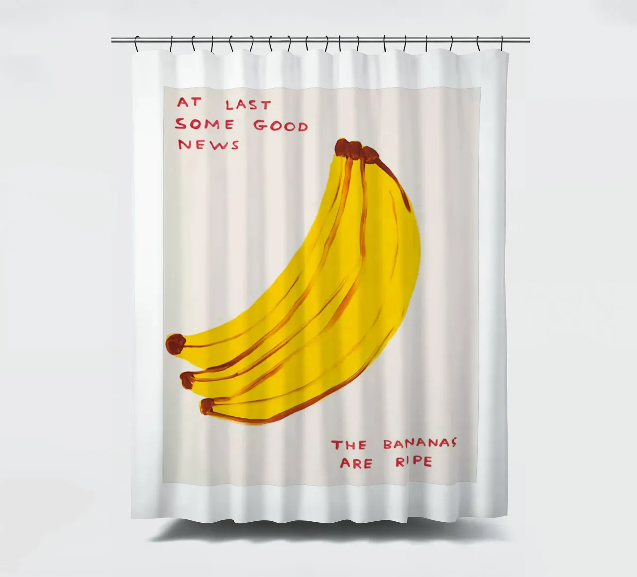 At Last Some Good News David Shrigley The Bananas Are Ripe tenda da doccia da RANDER J
