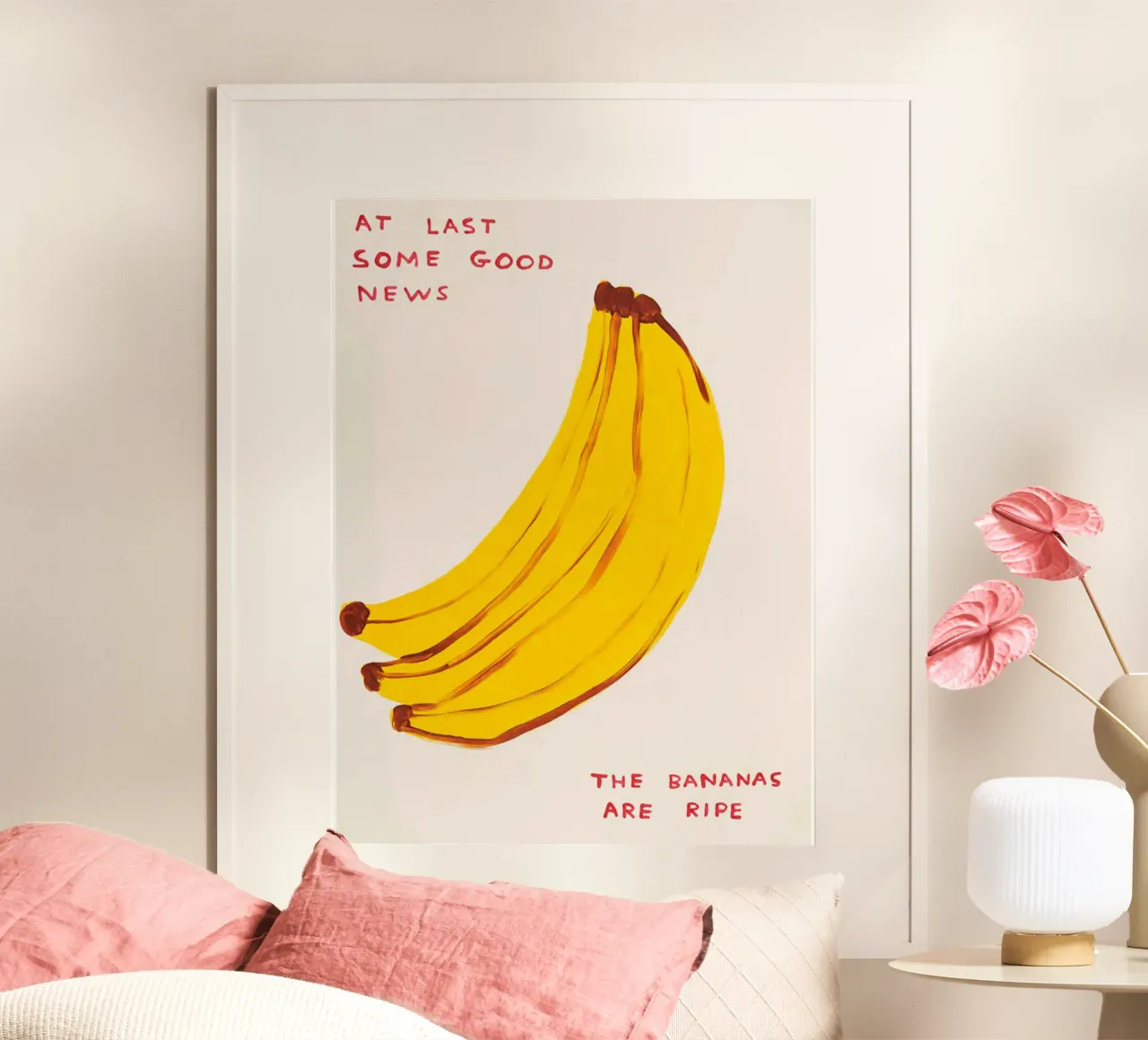 At Last Some Good News David Shrigley The Bananas Are Ripe poster da RANDER J