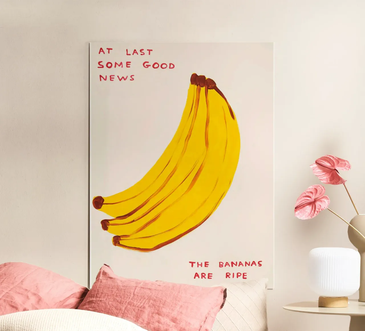 At Last Some Good News David Shrigley The Bananas Are Ripe poster da RANDER J