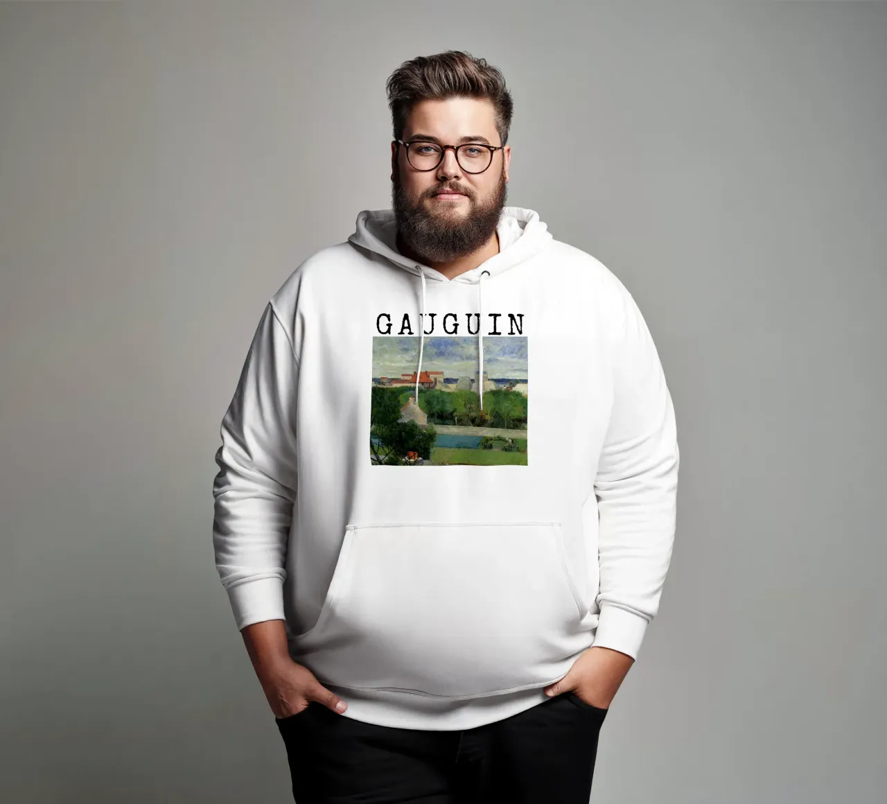 Gli orti di Vaugirard felpa con cappuccio da arleneturnershop