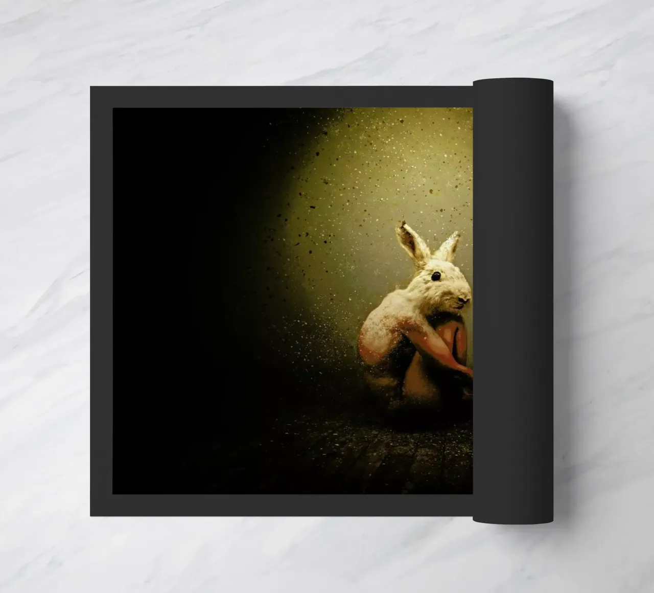 Bunny doormat by Tupho