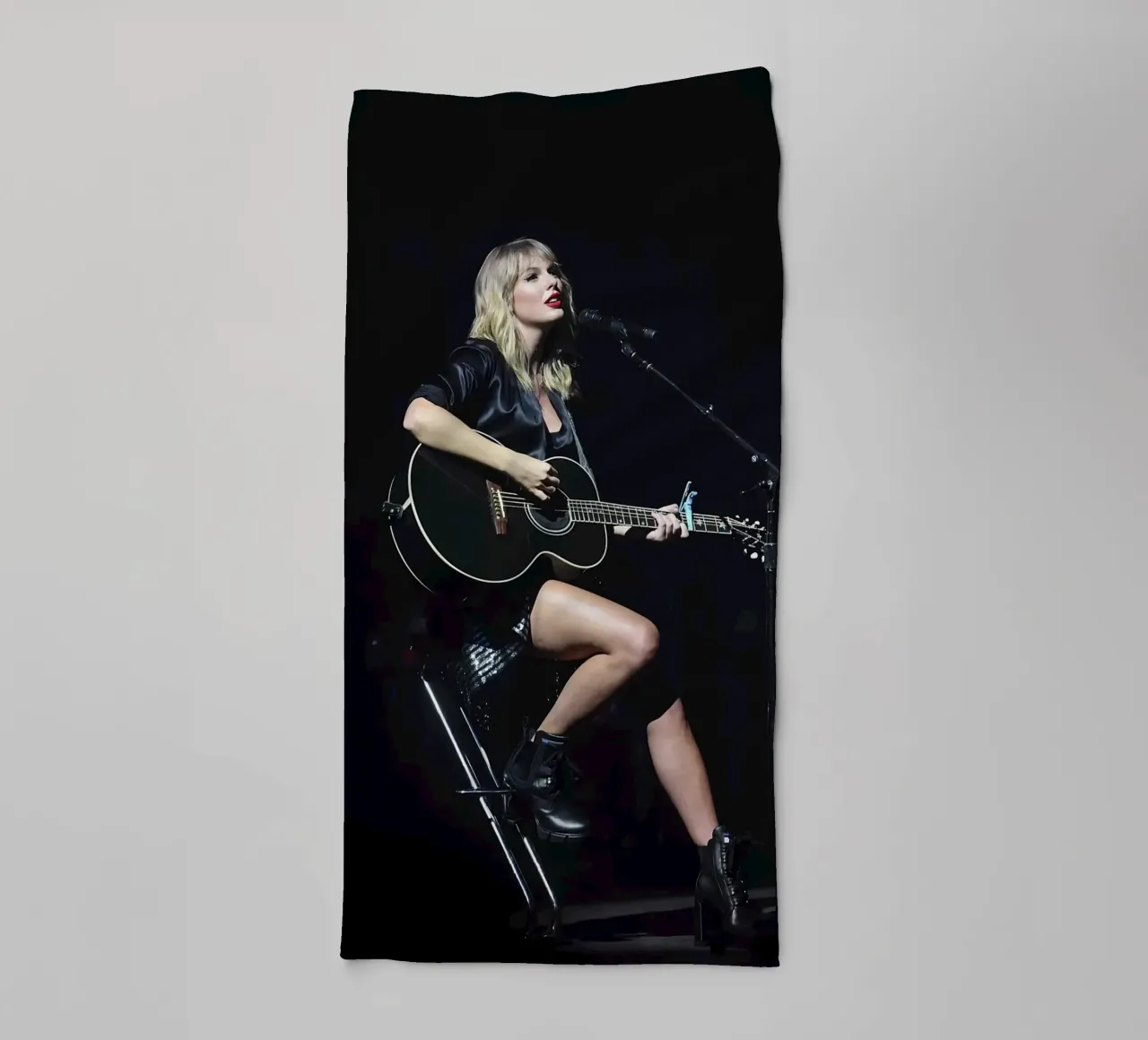 The Evolution of Taylor Swift From Country Roots to Global towel by ramdakjagualma