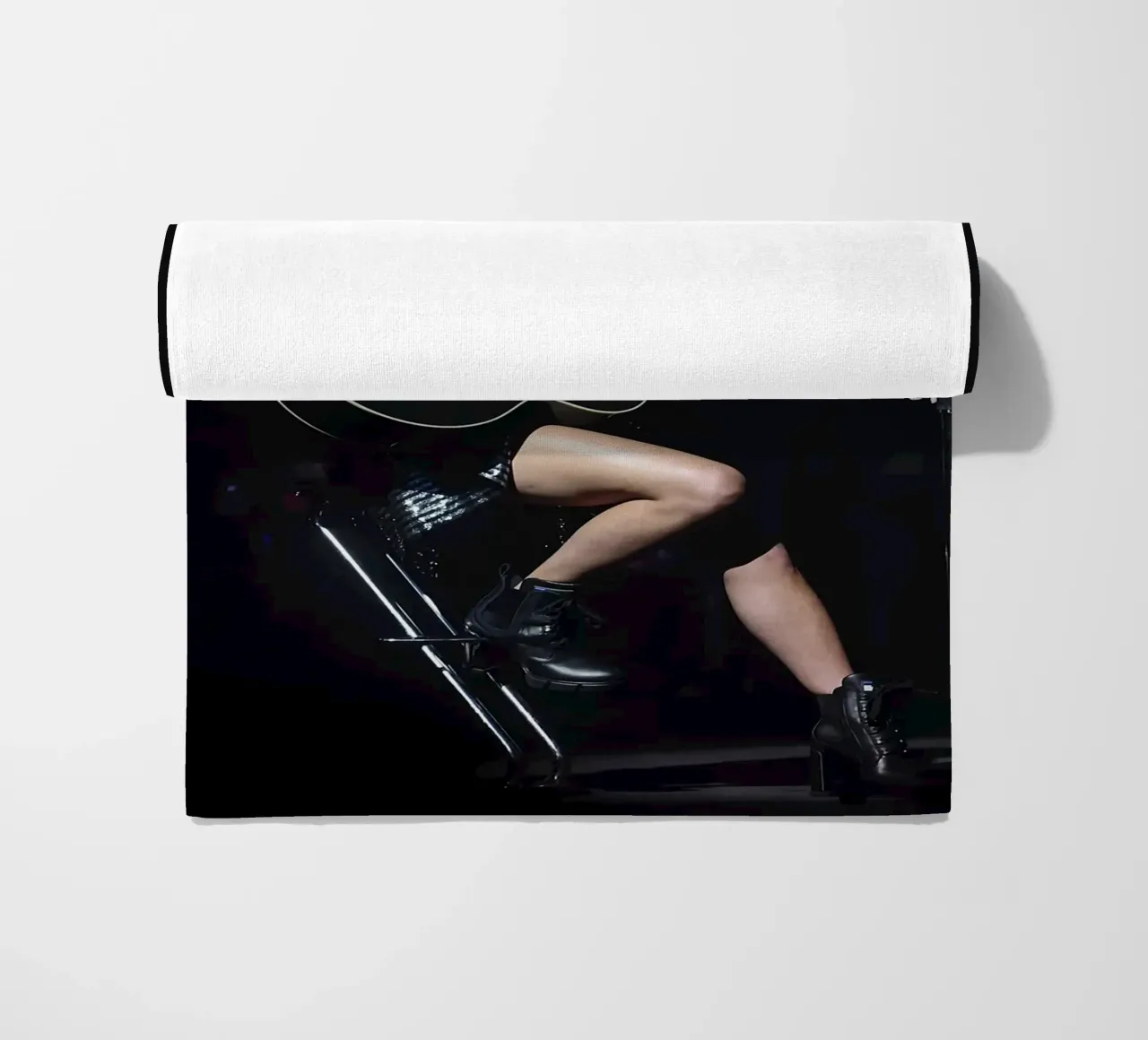 The Evolution of Taylor Swift From Country Roots to Global beach towel by ramdakjagualma