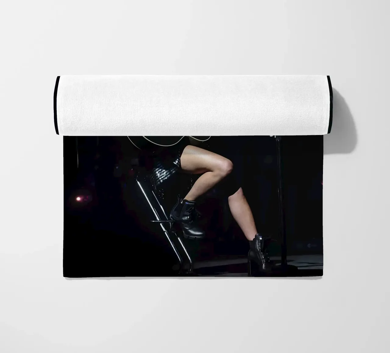 The Evolution of Taylor Swift From Country Roots to Global beach towel by ramdakjagualma