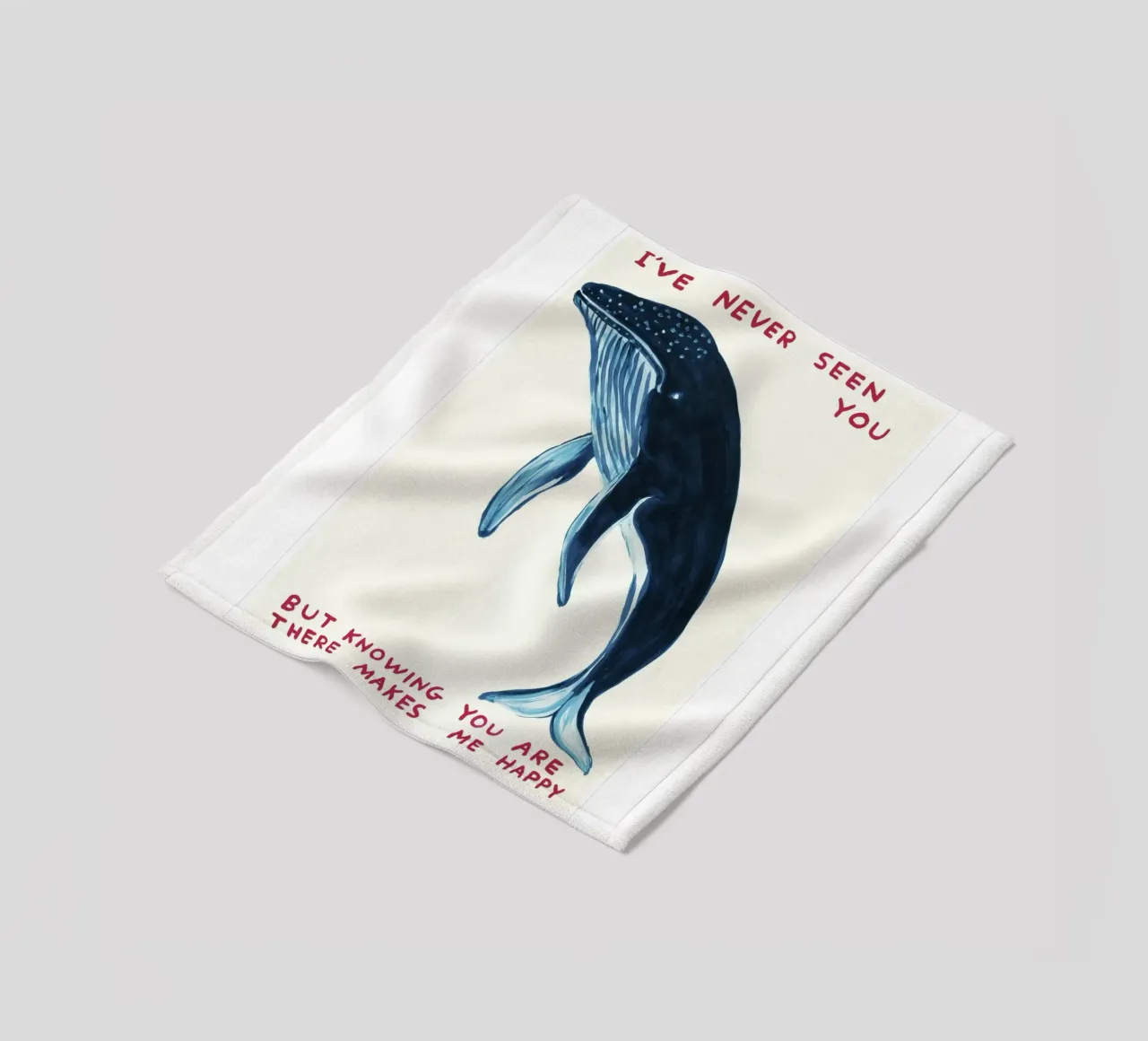 I Have Never Seen You David Shrigley Whell coperta in pile da RANDER J