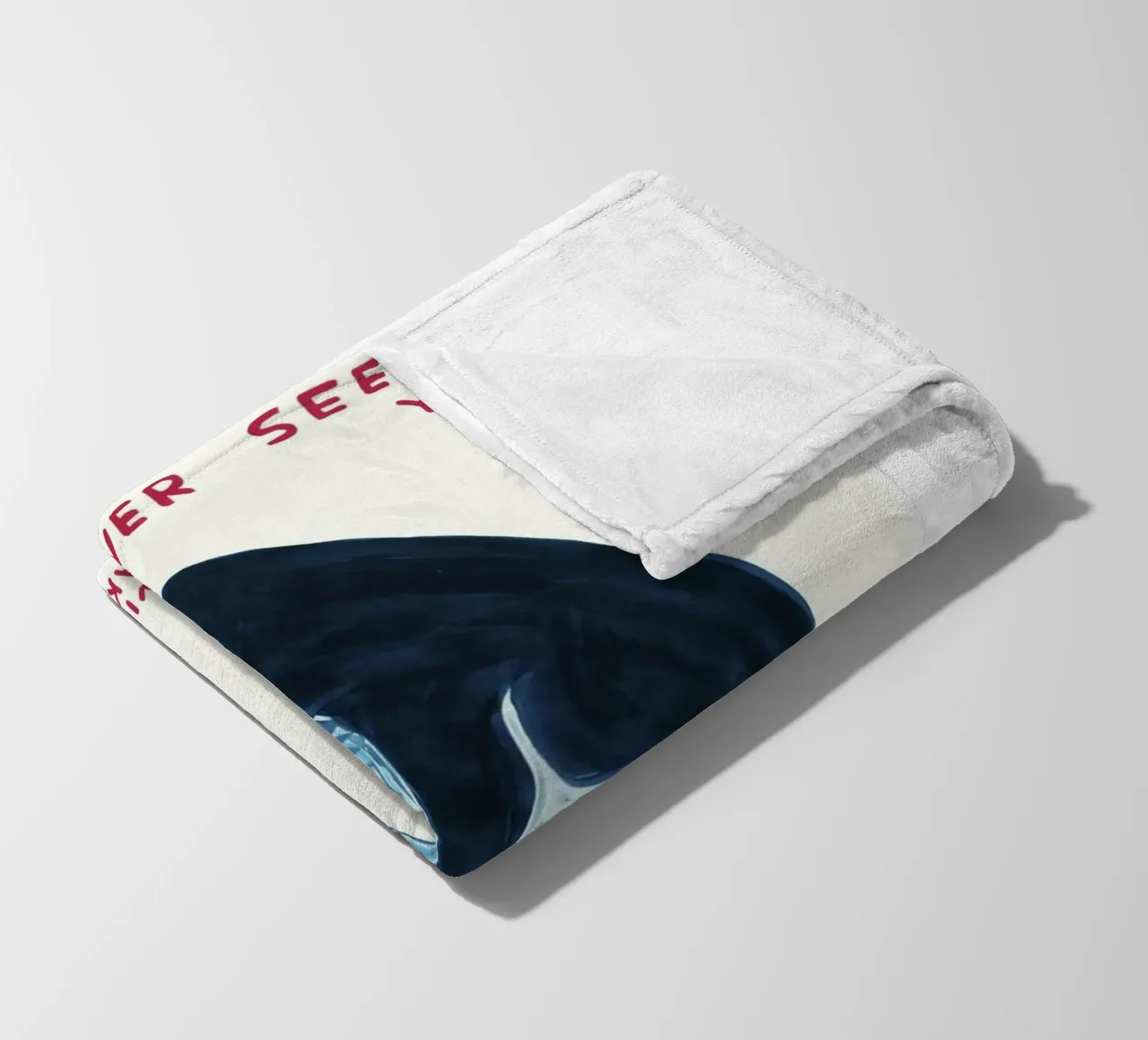 I Have Never Seen You David Shrigley Whell coperta in pile da RANDER J