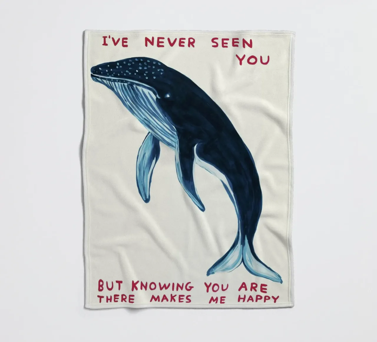 I Have Never Seen You David Shrigley Whell coperta in pile da RANDER J