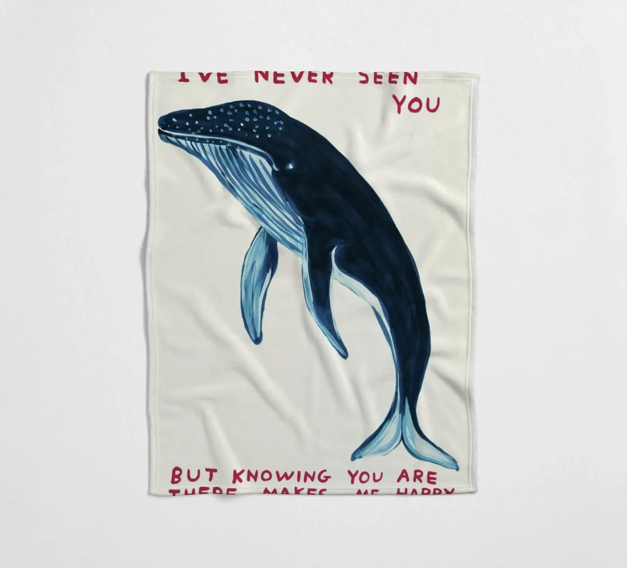 I Have Never Seen You David Shrigley Whell coperta in pile da RANDER J