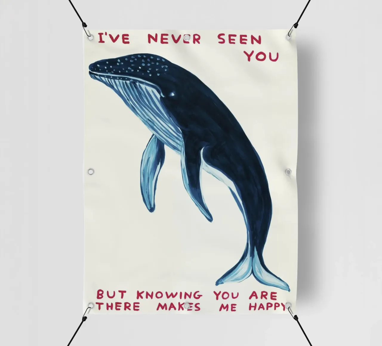 I Have Never Seen You David Shrigley Whell telo in pvc da RANDER J