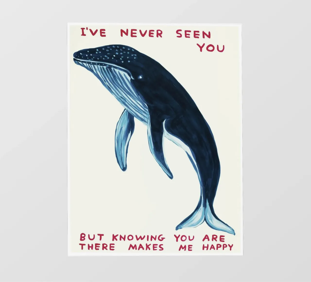 I Have Never Seen You David Shrigley Whell telo in pvc da RANDER J