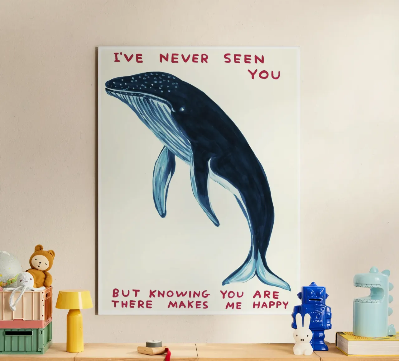 I Have Never Seen You David Shrigley Whell alluminio dibond da RANDER J