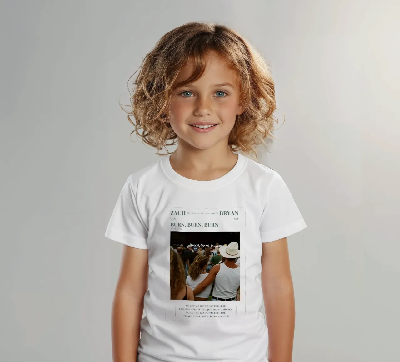 Zach Bryan t-shirt bambini da esoygeboys