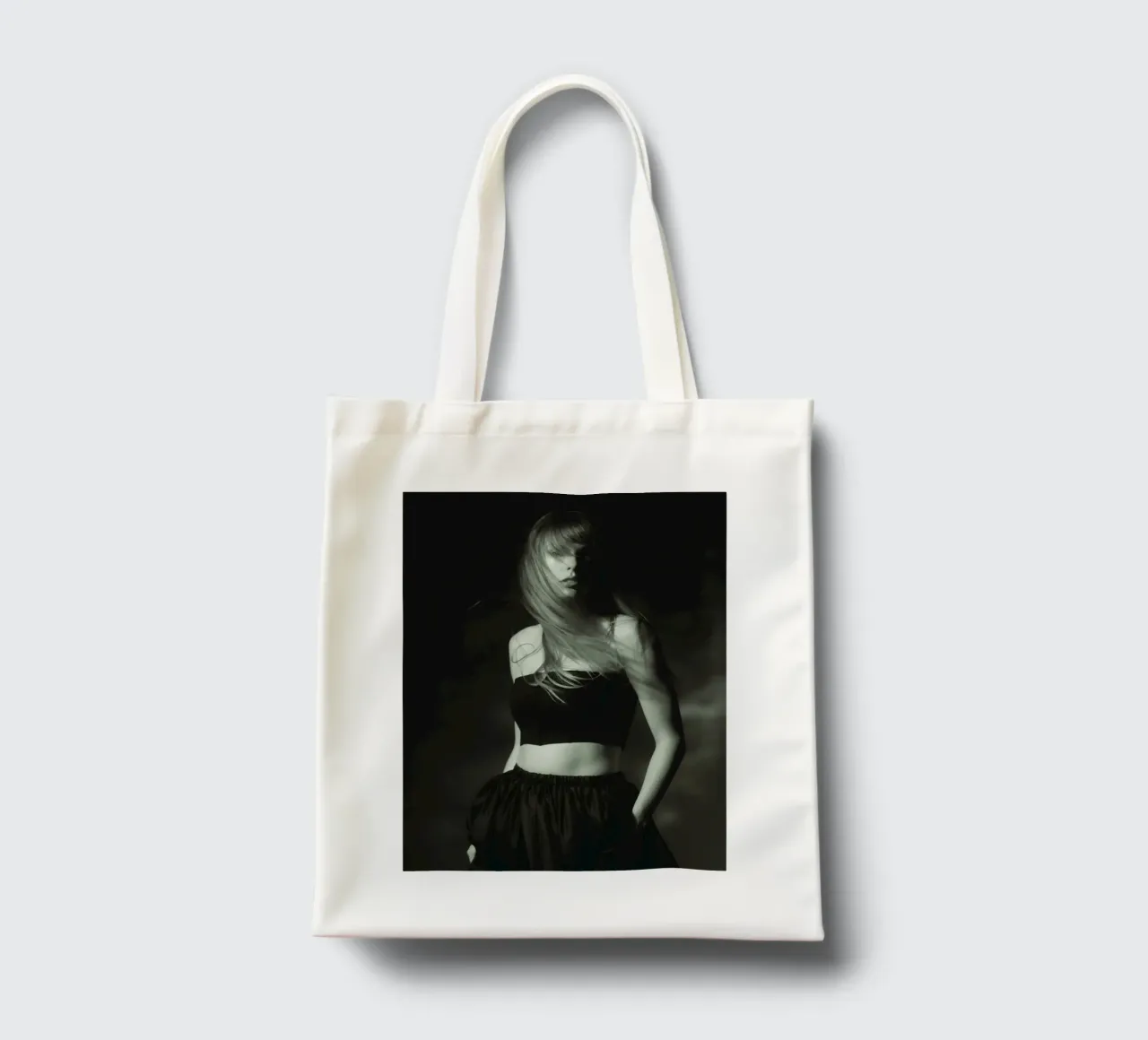 Poster di Taylor Swift attraverso gli anni borsa in juta da dfgtfdt
