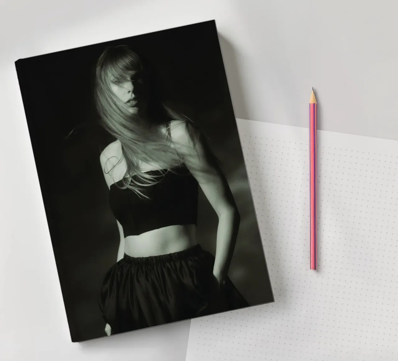 Taylor Swift Through the Years Poster notebook by dfgtfdt