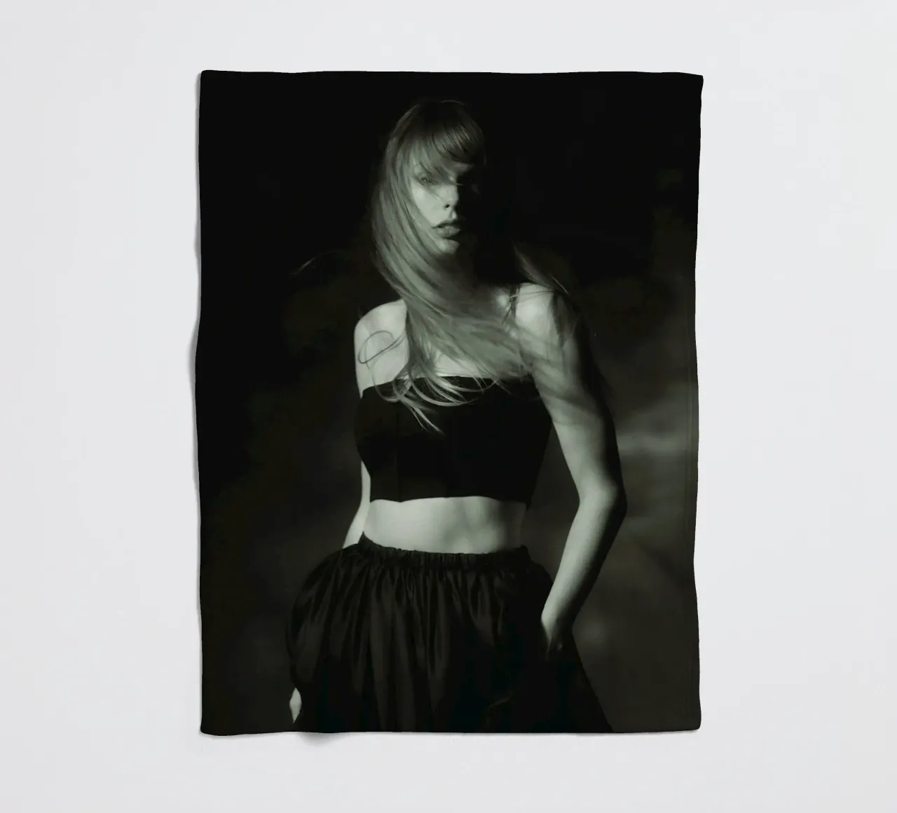 Poster di Taylor Swift attraverso gli anni coperta in pile da dfgtfdt
