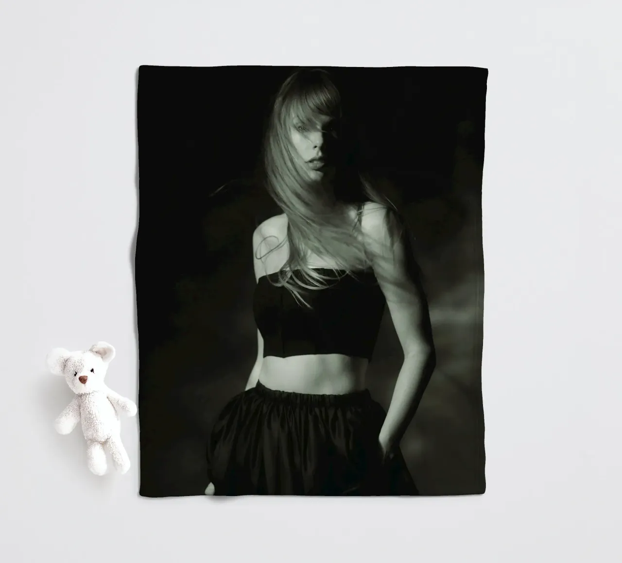 Poster di Taylor Swift attraverso gli anni coperta in pile da dfgtfdt
