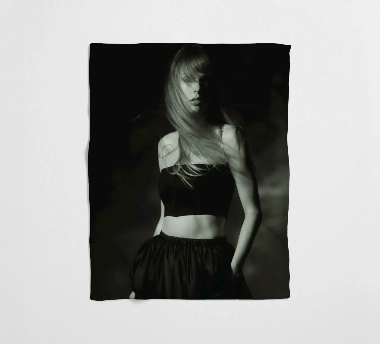 Poster di Taylor Swift attraverso gli anni coperta in pile da dfgtfdt