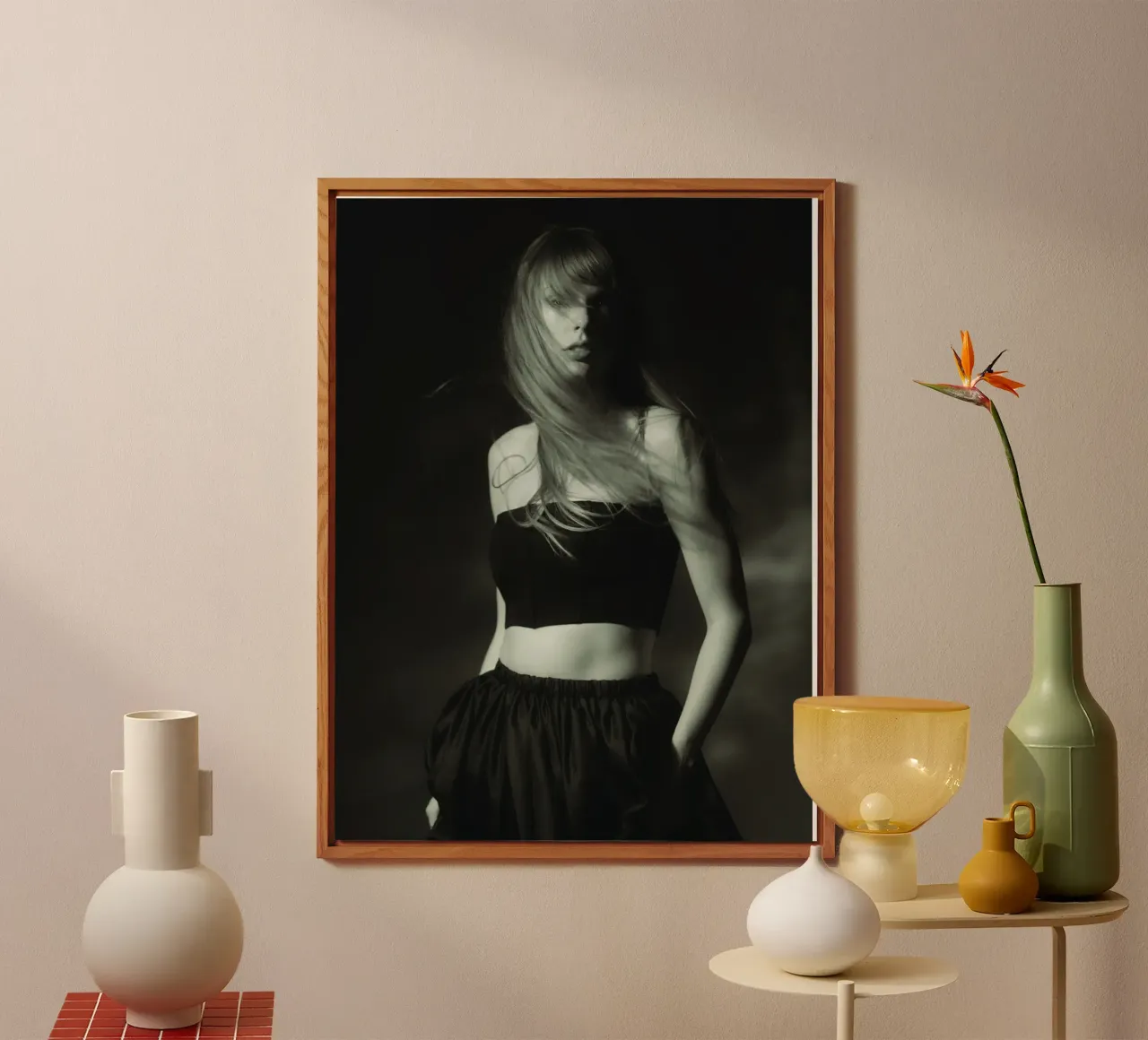 Poster di Taylor Swift attraverso gli anni alluminio dibond da dfgtfdt