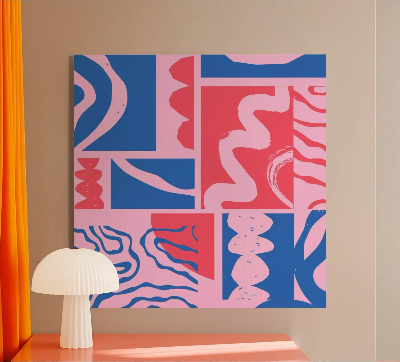 Forme con il rosa plexiglass da Kim Hubball Studio