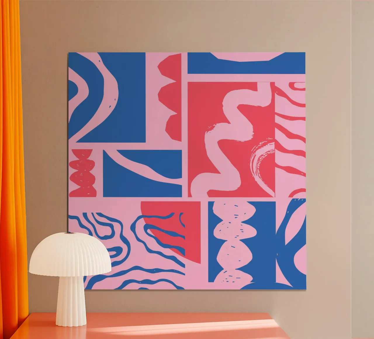 Forme con il rosa poster da Kim Hubball Studio