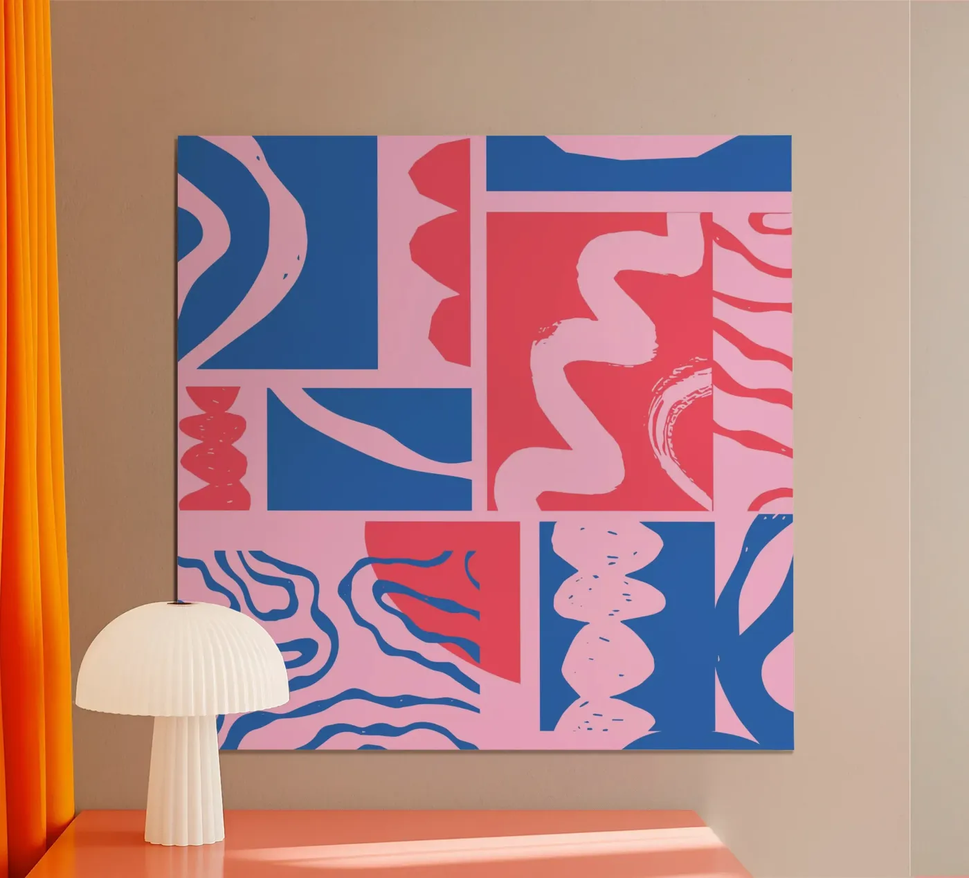 Forme con il rosa poster da Kim Hubball Studio