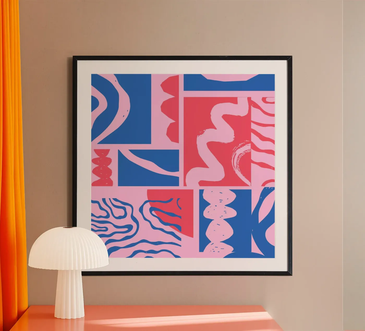 Forme con il rosa poster da Kim Hubball Studio