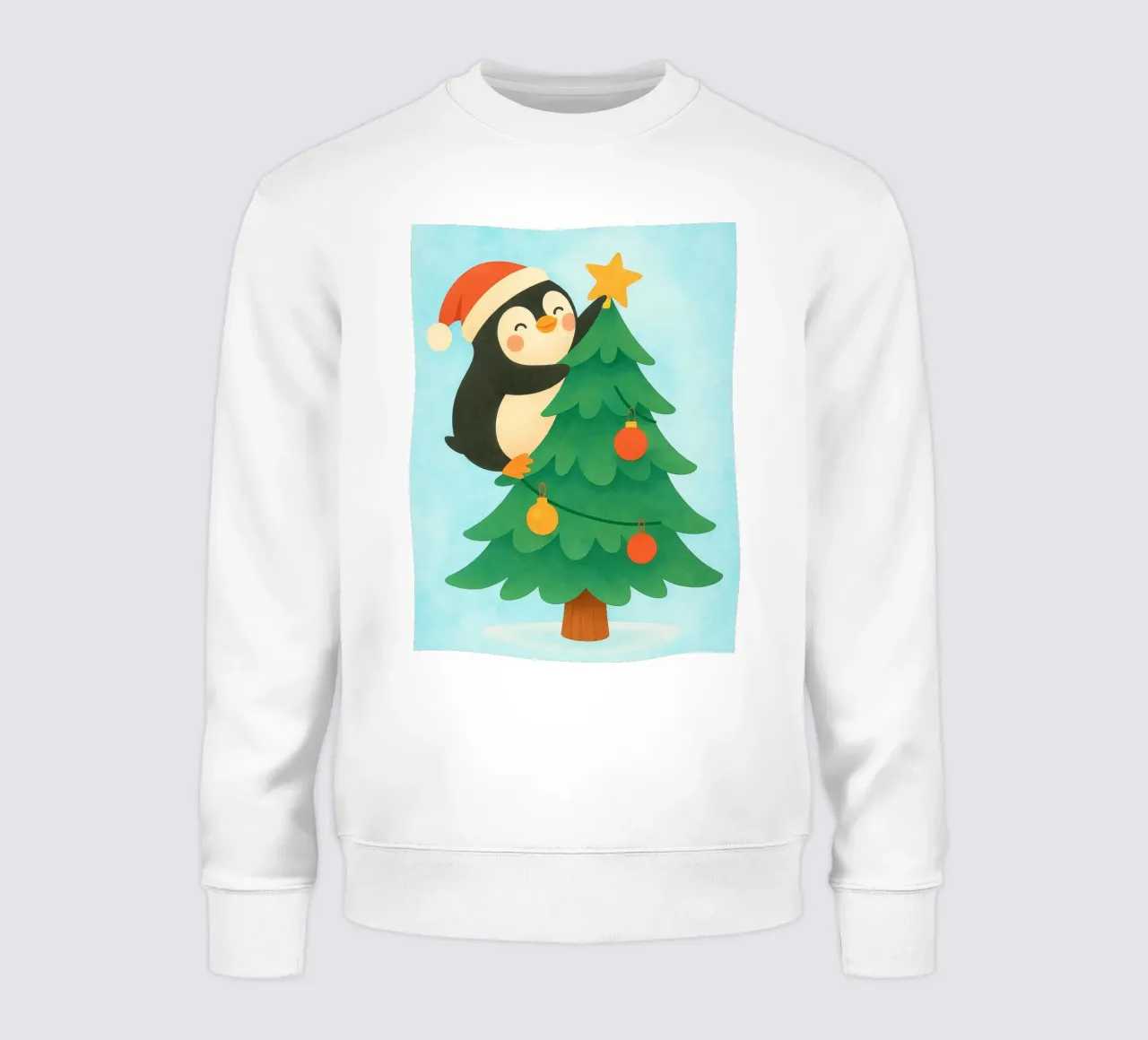 pinguino di Natale felpa da SADELA