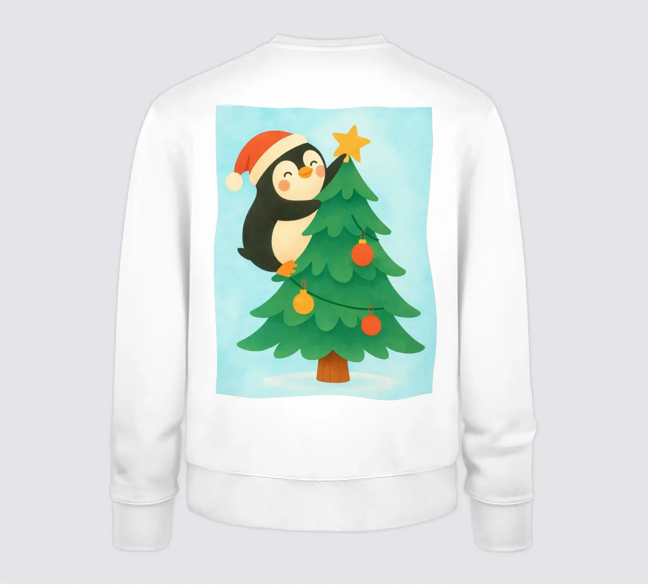 pinguino di Natale felpa da SADELA