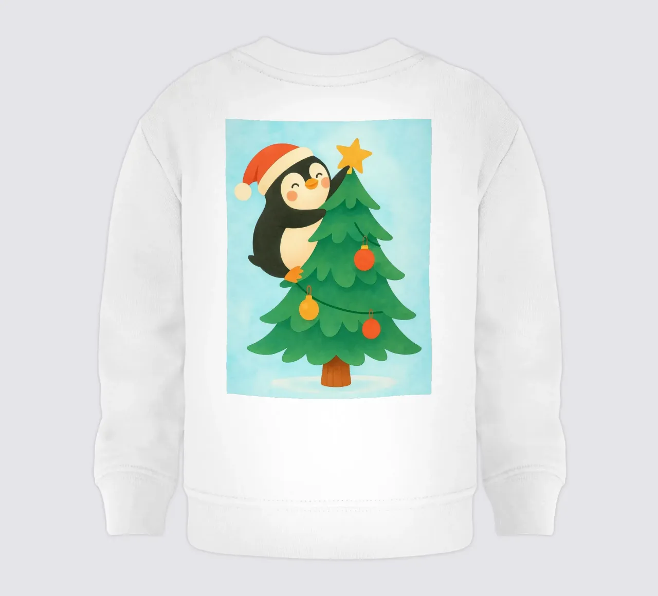pinguino di Natale felpa neonato da SADELA